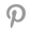 Grey Pinterest Icon